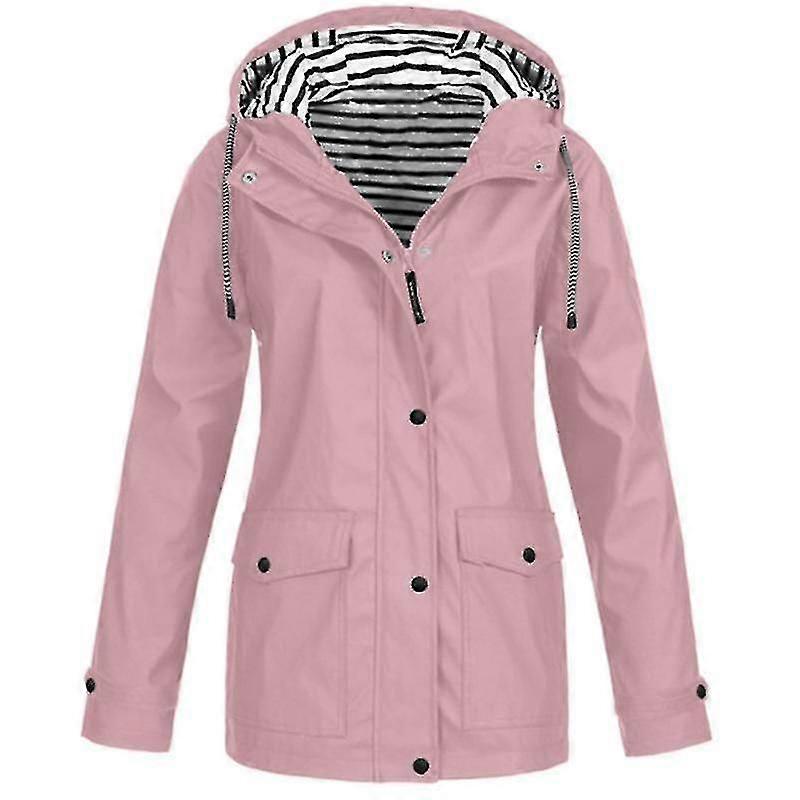 Ladies Outdoor Windproof Raincoat, Waterproof Jacket For Forest Activities