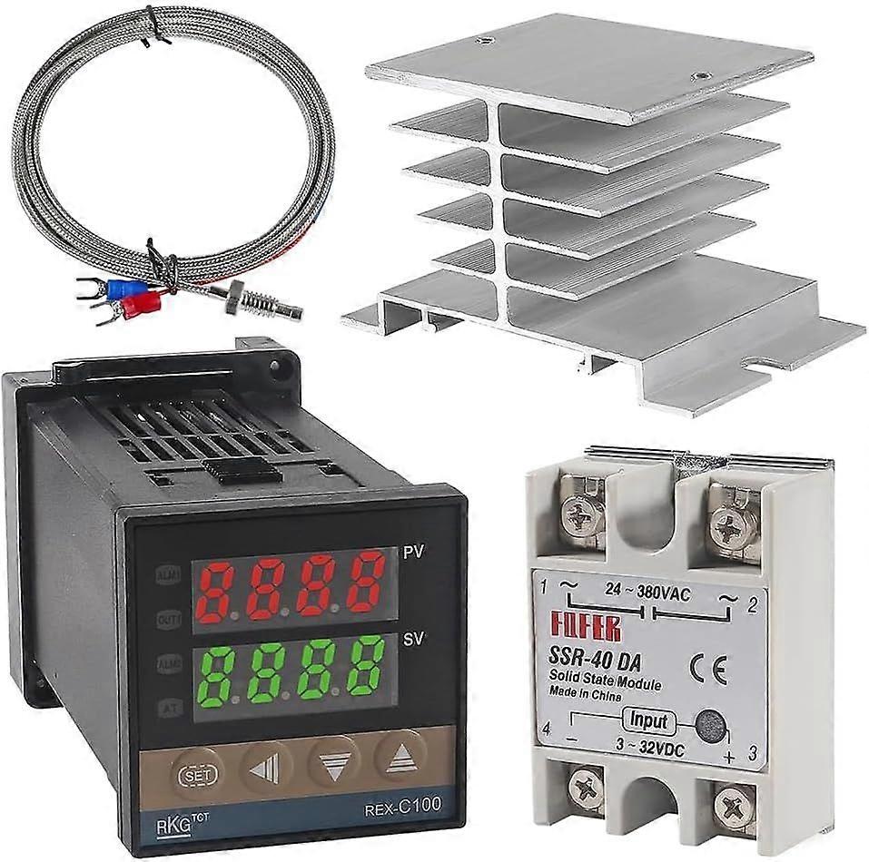 PID Temperature Controller C100 High Voltage Thermostat Kit