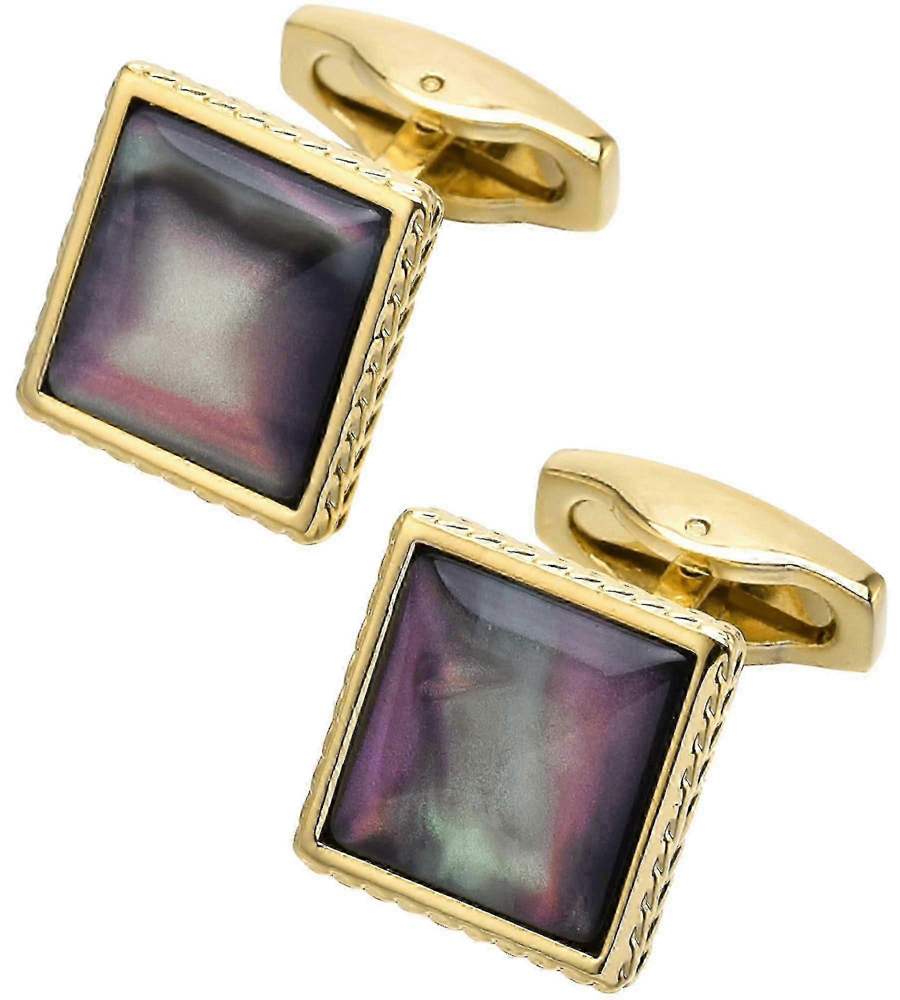 Abstract Square Pattern Cufflinks for Men - Stylish Office & Formal Party Accessory