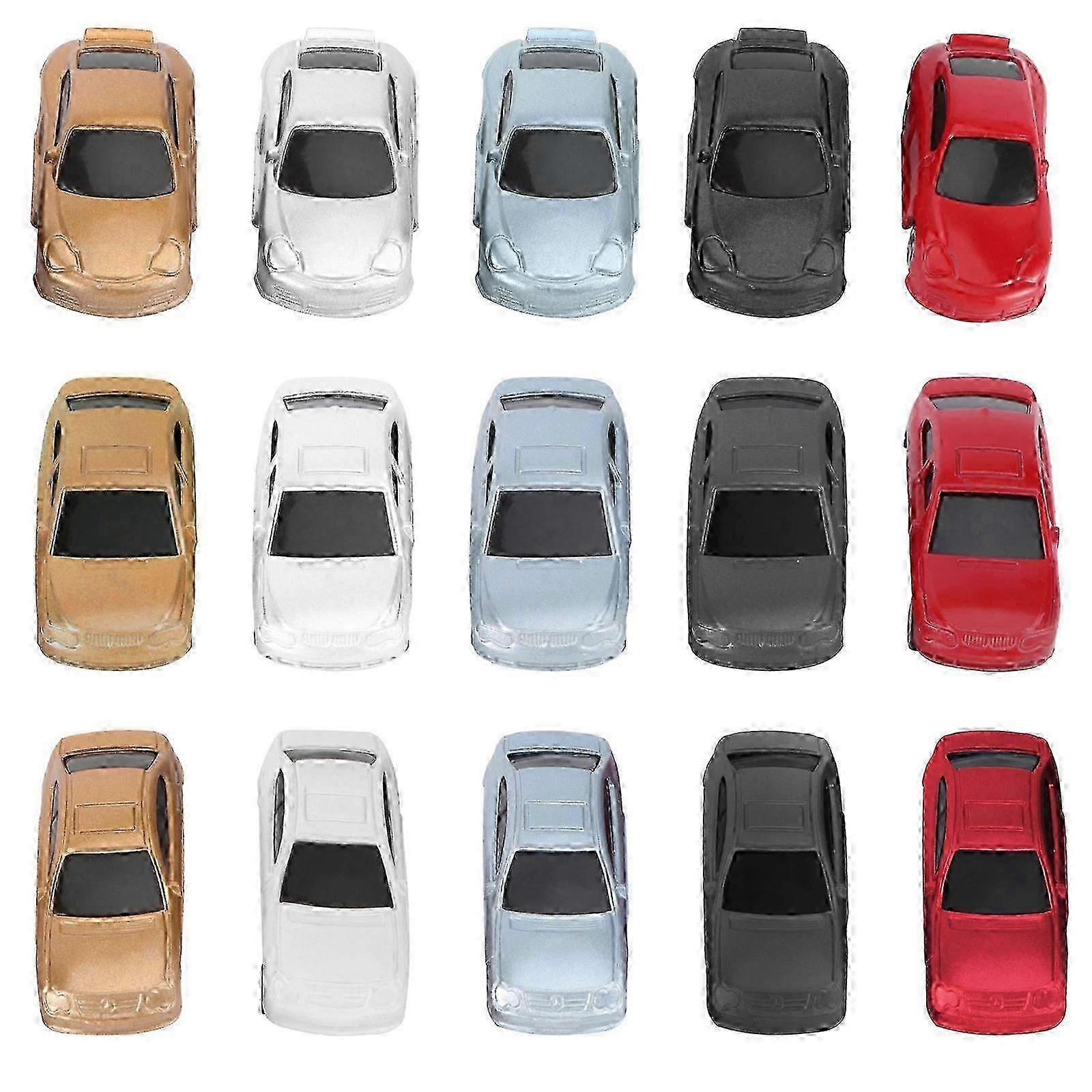 Table Model Sand Table Car Model for Decor 50Pcs Assorted Colors