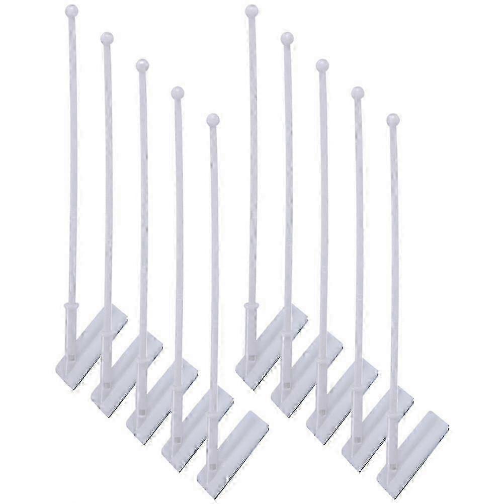 Car Window Flagpoles, PP Material, 40Pcs, for Auto Window Flag Installation