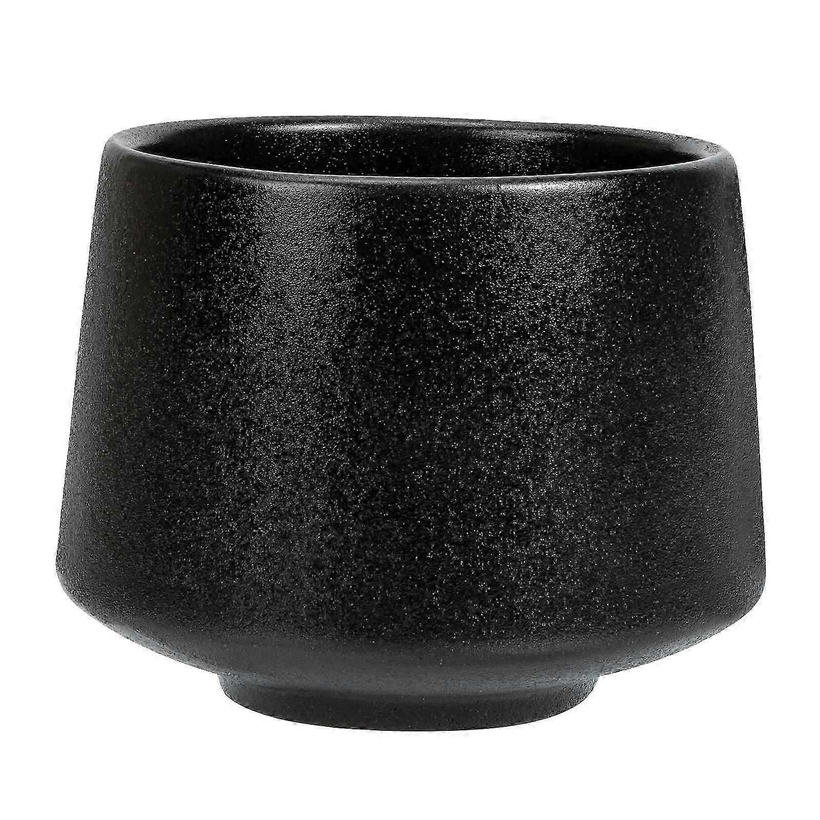 Decorative Black Coffee Drinking Mug Ceramic Tea Serving Cup