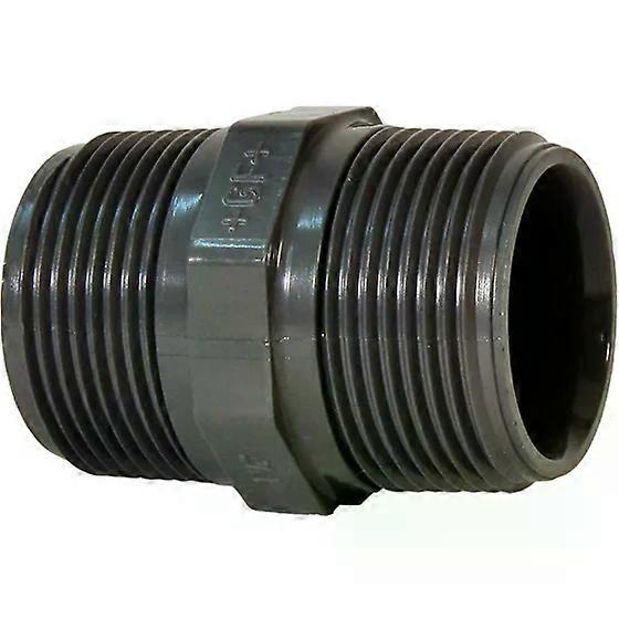 GF Doppelnippel PVC-U, 6/4" AG