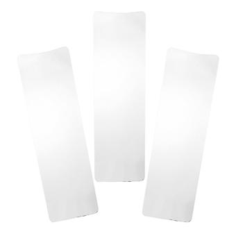 3 pcs Clear Hair Highlighting Board Hair Dye Highlighting Paddle Hair Coloring Board