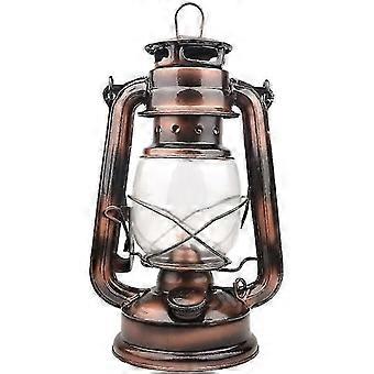 Lanterna da campeggio a LED - Design retrò - Dimmerabile - Richiede 4 batterie AA - 24,5 cm - Bianco caldo, Un pezzo