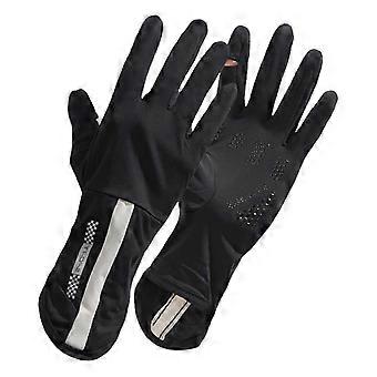 1 par kvinnor sommar cykelhandskar anti-UV solskydd is silke anti-slip fulla fingrar snabb tork elastisk stor friktion silikon lady ridhandskar