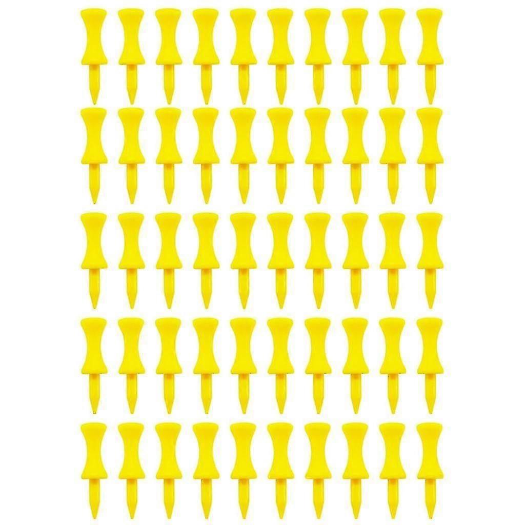 50pcs Golf-tees Step Down Plastic Unbreakable Reutilizable Bulk Professional Height