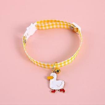 Cat Collar with Pendant, Safety Adjustable Cat Collars Set M Size