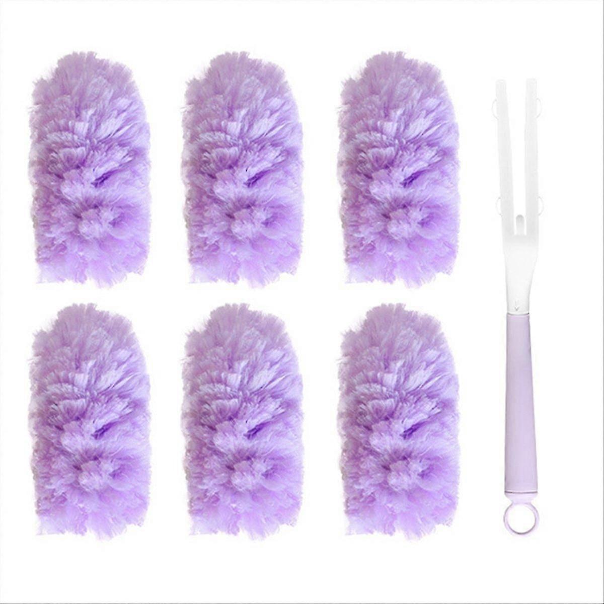 White Peach Scent Electrostatic Duster Electrostatic Adsorption Multi-Function Dust Duster Household