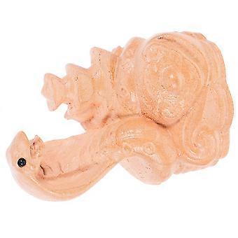 Houten snijwerk slang ornament slang standbeeld slang beeldje tafelblad decor