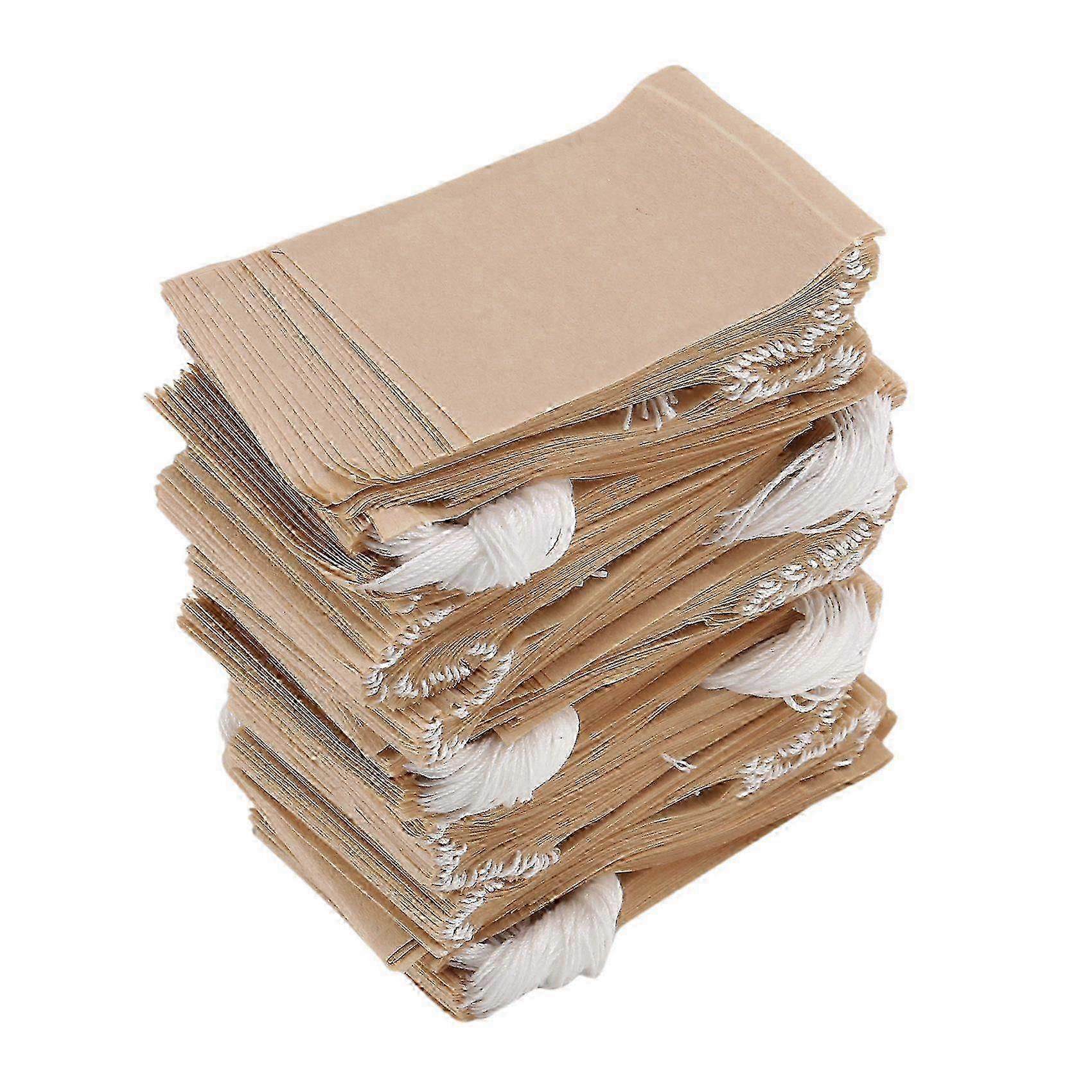 500 Pack Tea Filter Bags,Disposable Paper Tea Bag with Drawstring