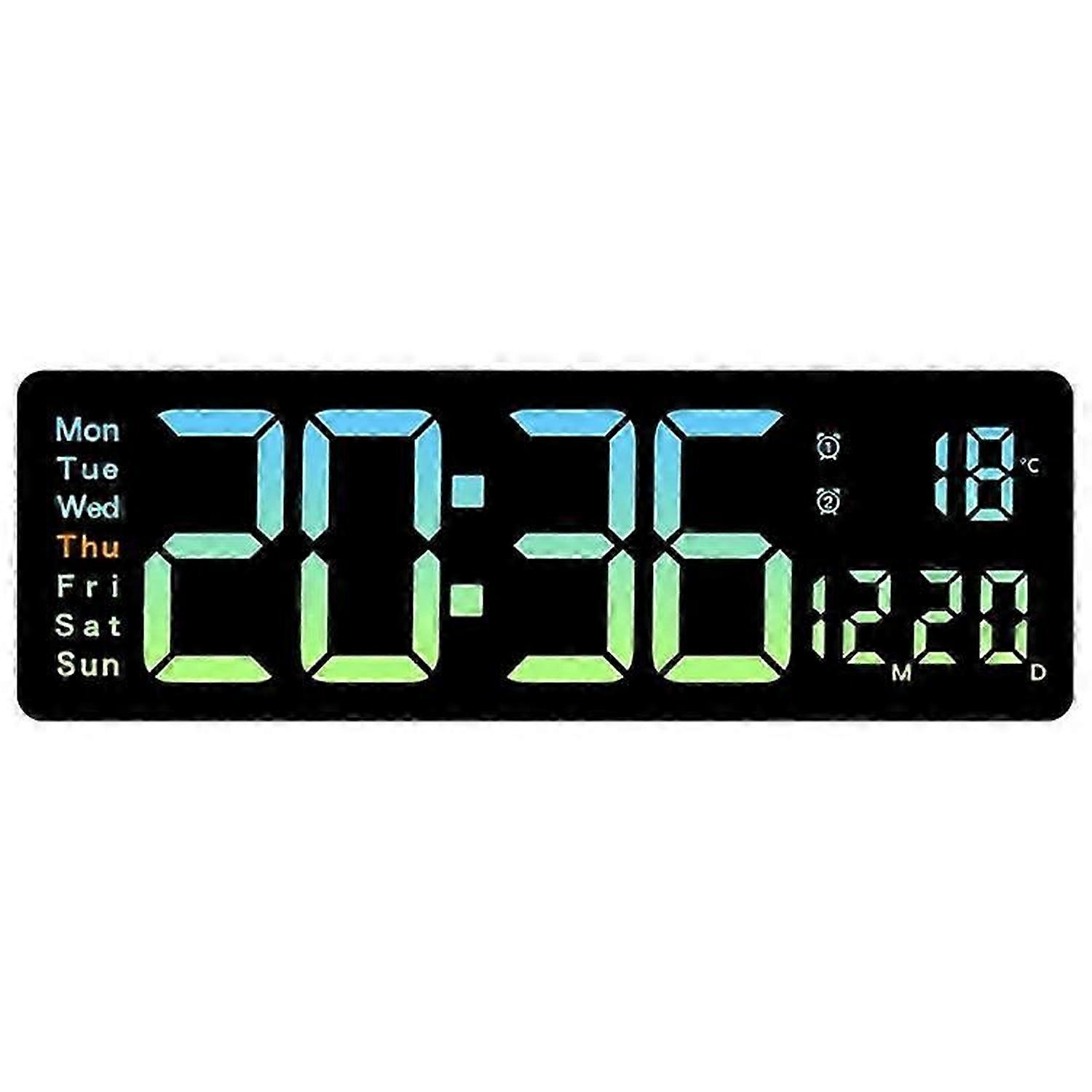 5526 LED Digital Display Electronic Wall Clock Multi-function Countdown Alarm Clock