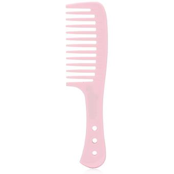 Wide Tooth Comb for Thick Curly Hair, Smooth Detangling with Ergonomic Hollow Handle, Wet & Dry Use