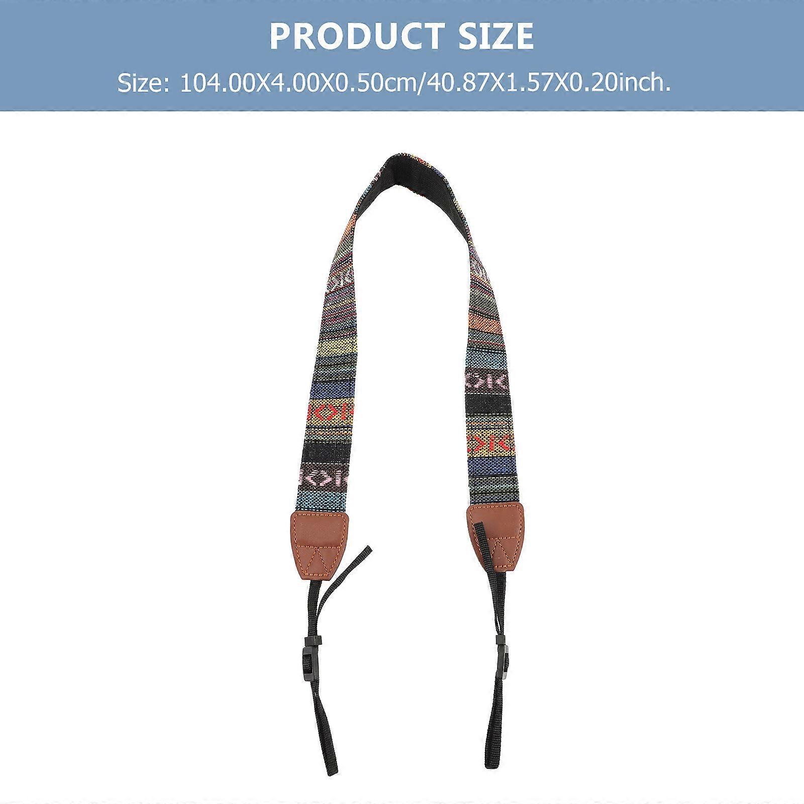 Camera Shoulder Strap Double-layer Leather Ends Camera Strap SLR Camera Strap