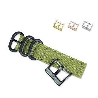 Stainless Steel Watch Band Buckle for Watch Use 2Pcs Black and Silver