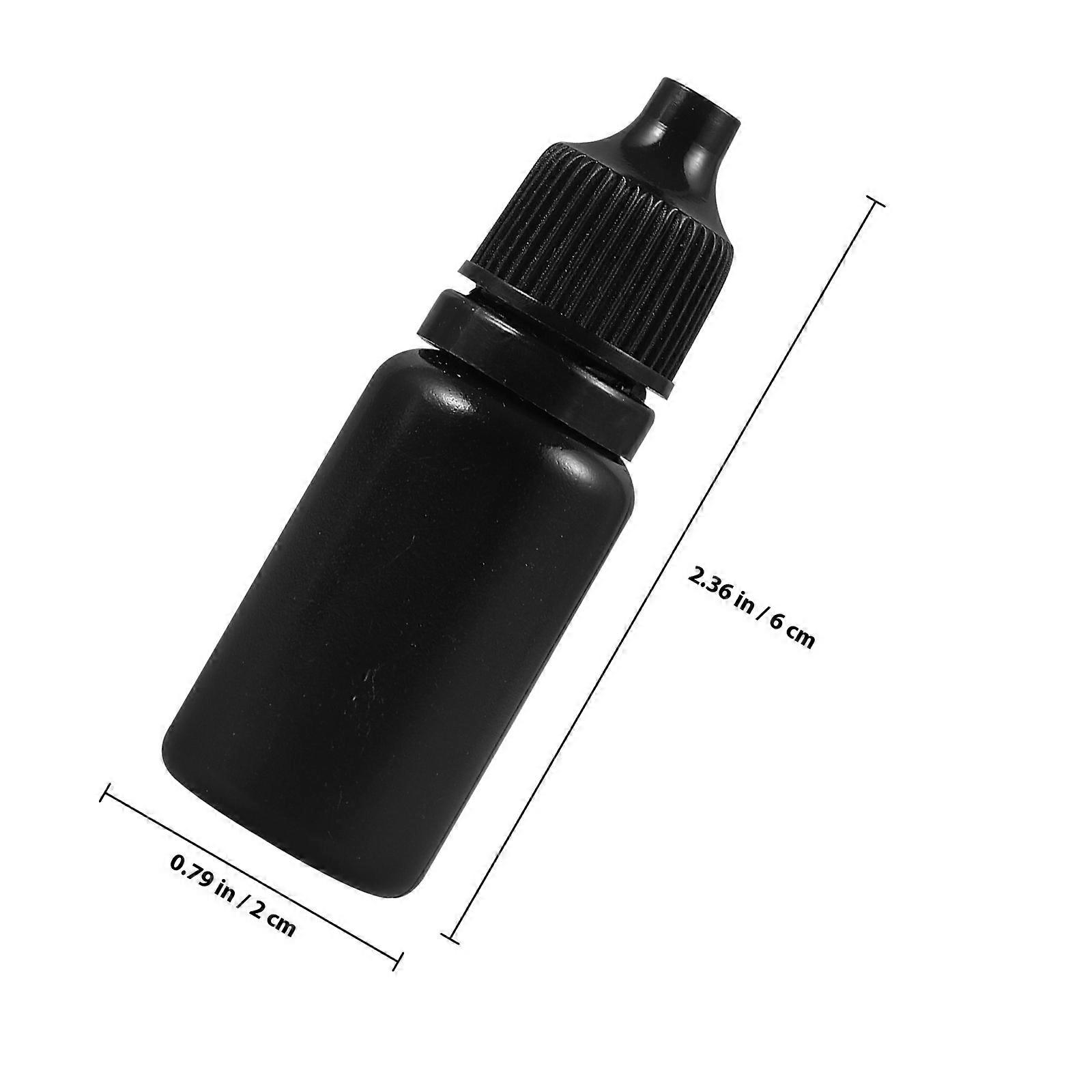 Black Avoid Light Dropper Bottle for Eye Dropper Use 24Pcs Set