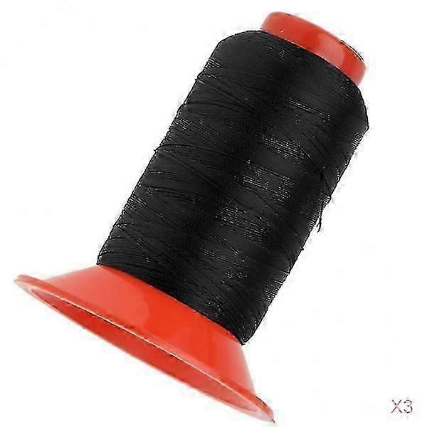 3 Spools Bonded Nylon Tent Tarp Backpack Sewing Thread Cord