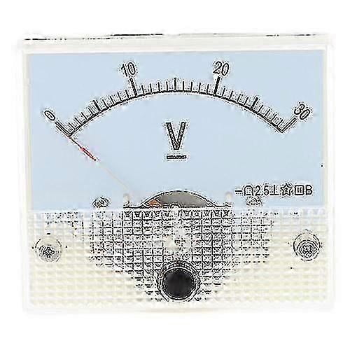 For DC0 30V Analog Voltage Panel Meter Tester Voltmeter Gauge WS35724 cing