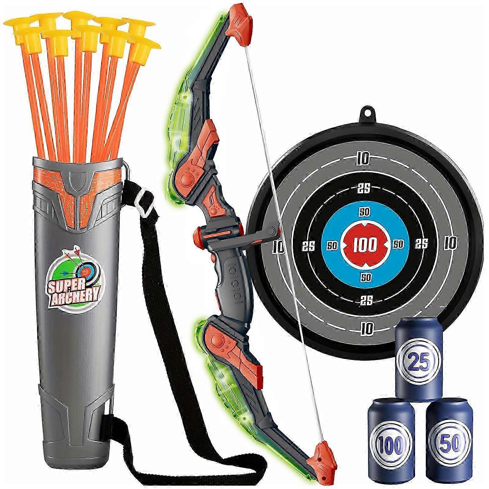 Outdoor Bow Set With Light-Up Arrows