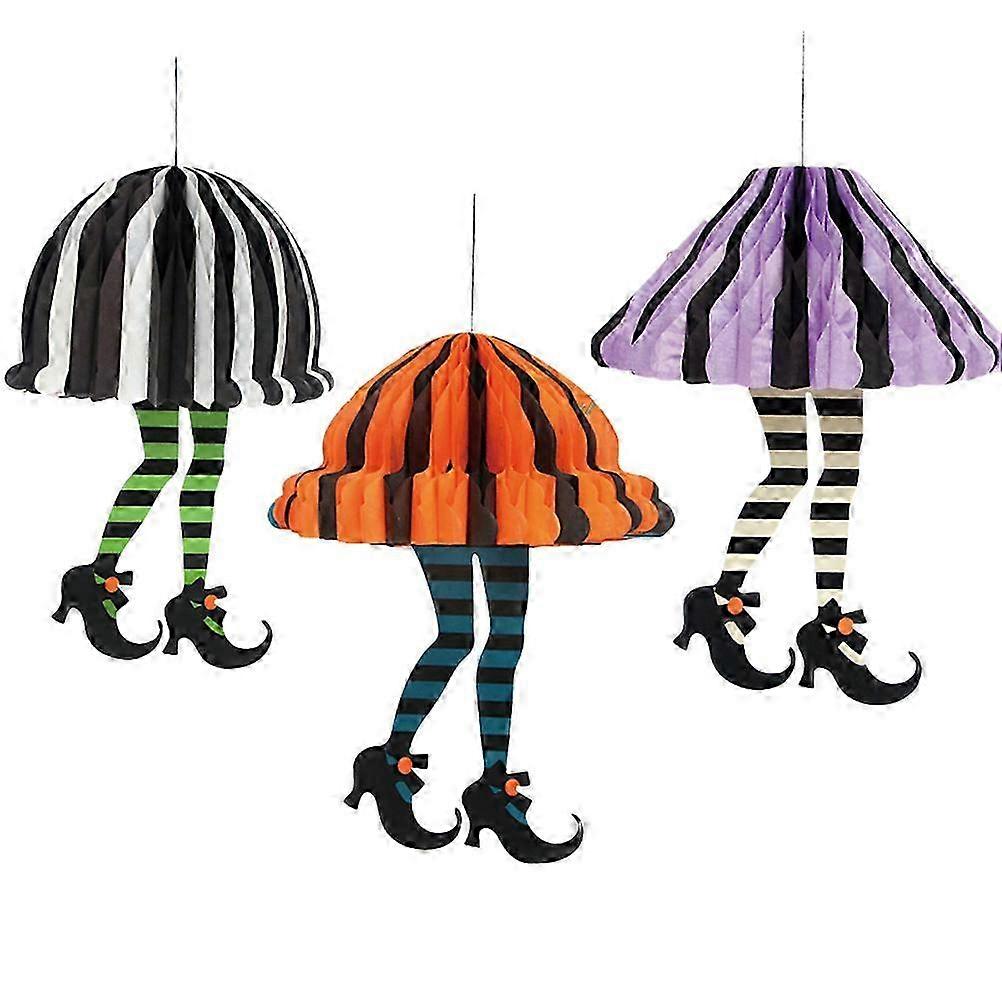 6Pcs Hanging Paper Lanterns Decor