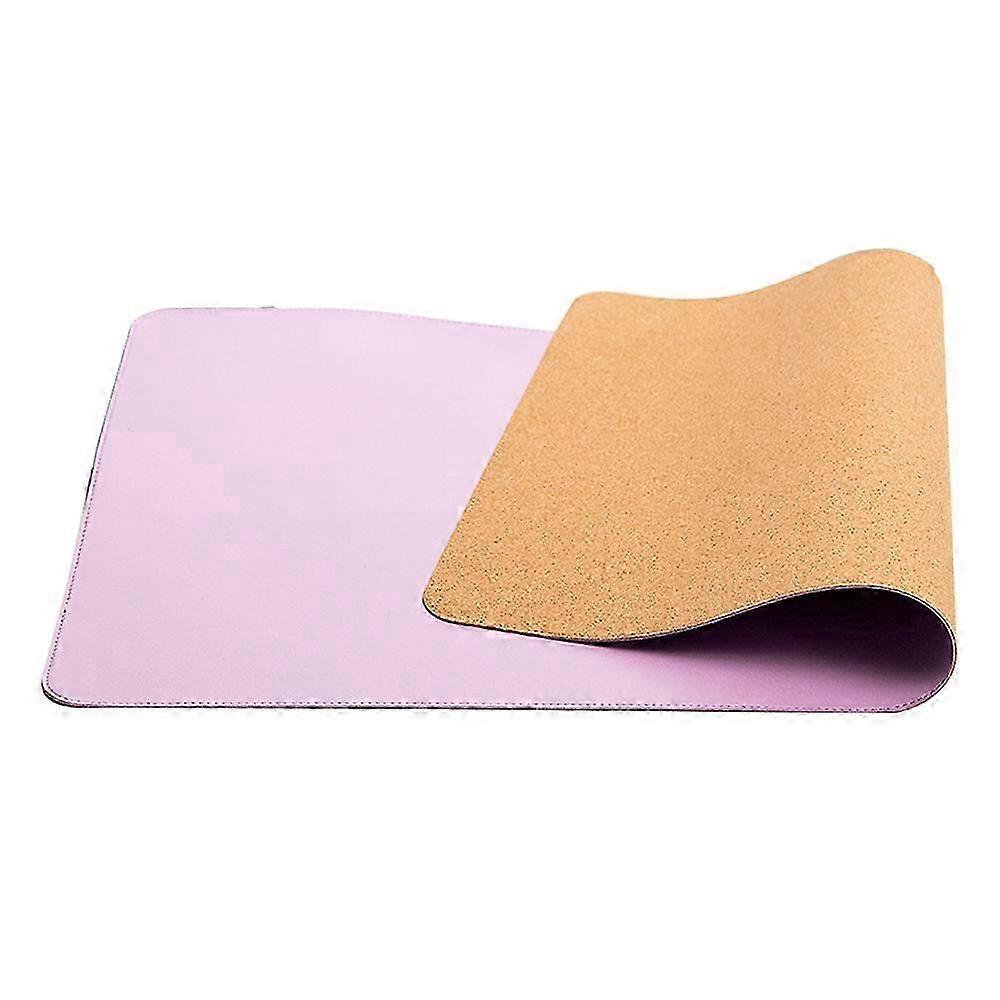 Waterproof Oak Leather Cork Desk Mat