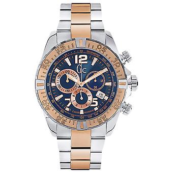 Gc sportracer Swiss Quartz Analog Men's Watch with Stainless Steel Bracelet Y02002G7
