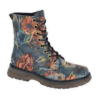 Botas florais com zíper, modelo Ambretta, para mulheres/senhoras, marca Cipriata.