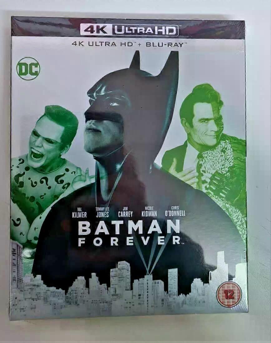 4K UHD Blu-Ray Batman Forever Stock