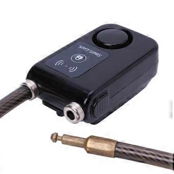 APP Control Bluetooth Smart Lock Anti Theft Alarm Chain Lock with 105dB Alarm for Bikes Gates