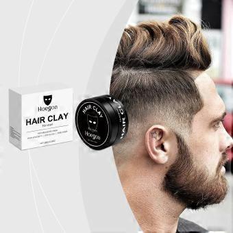 3Pcs Hoeoa Men's Styling Clay: Natural, Volumizing, Smooth, Shiny, Long-Lasting Matte Textured Hair Clay