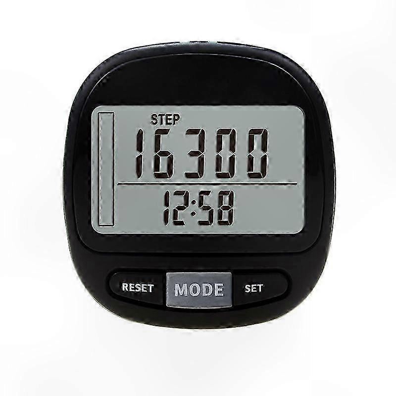 Portable Step Tracker with LCD Display compatible with Walking Distance and Calorie Counting
