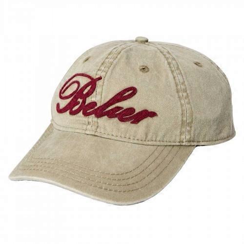 Belier Embroidered Logo Denim Baseball Cap