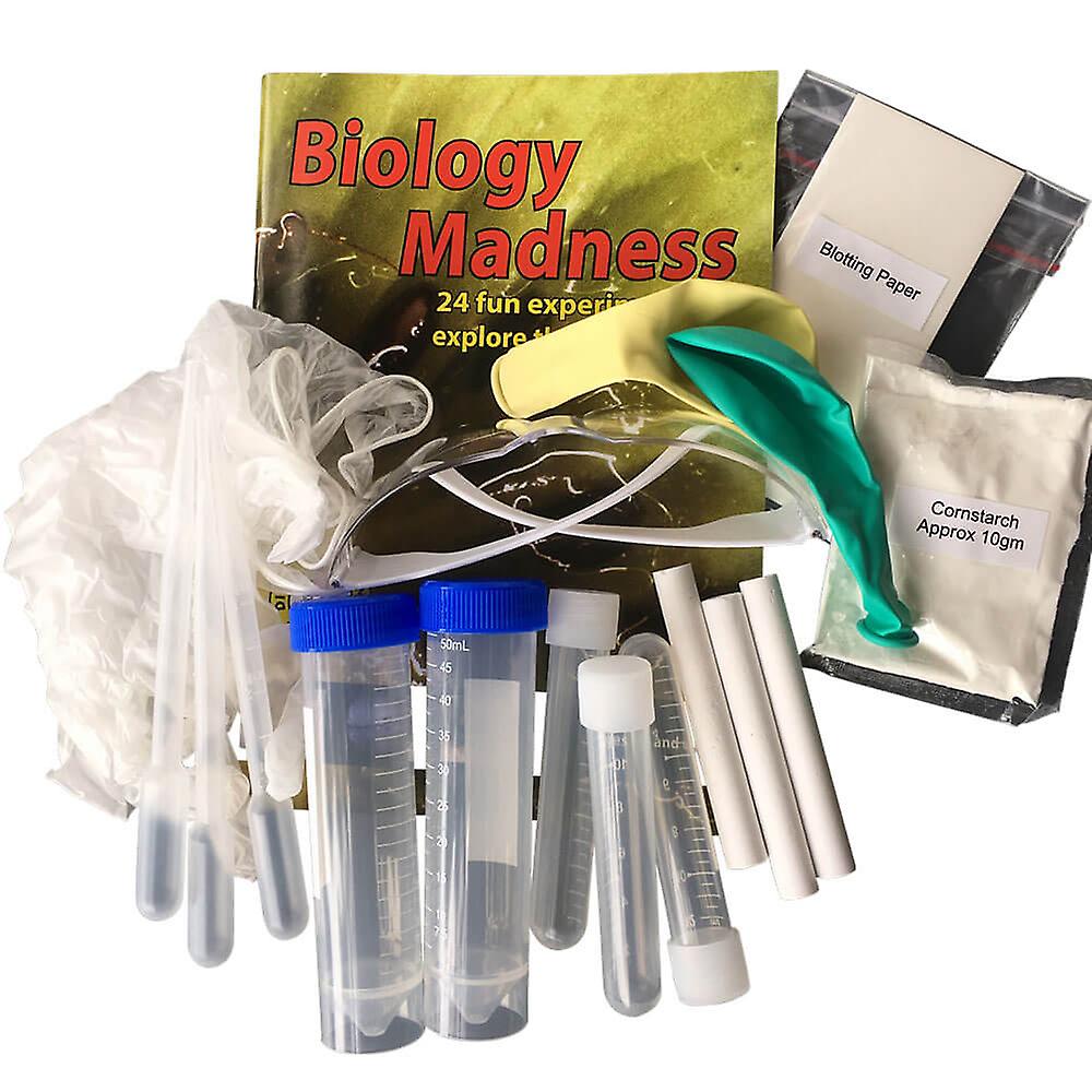 Discover Science Educational Science DIY Toy Biology Madness (24 Experiments)