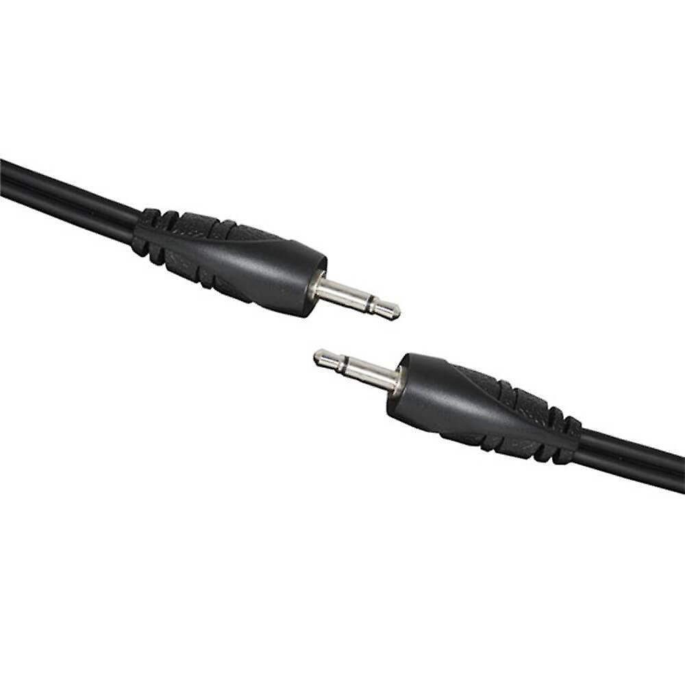 General Purpose Standard Quality Audio Lead 3.5mm Mono Plug to Plug 1.5m
