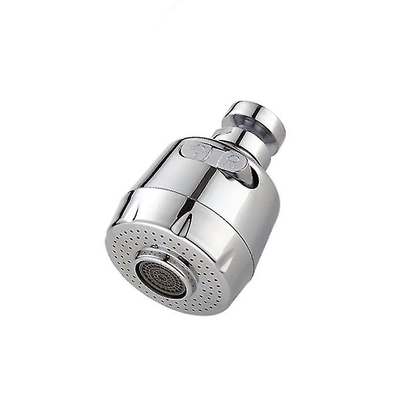 Faucet Aerator, 2 Modes Adjustable Faucet Aerator, Can Swivel 360, M22/m24 Threaded Water Saver, Silver, One Piece