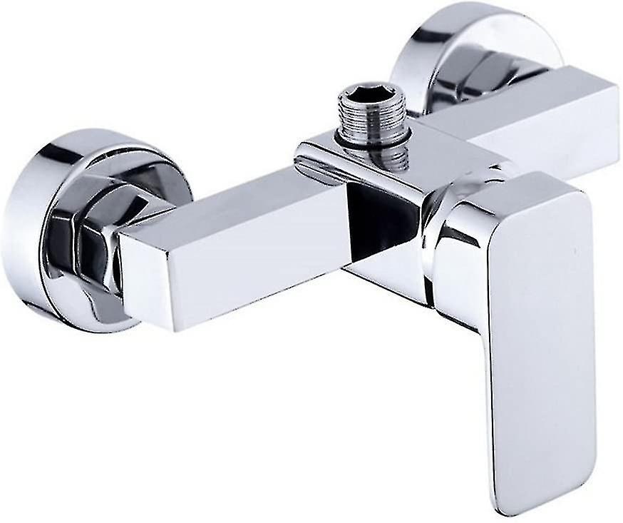 Modern Chrome Wall Mounted Shower Faucet With Shower Mixer For Cold...
