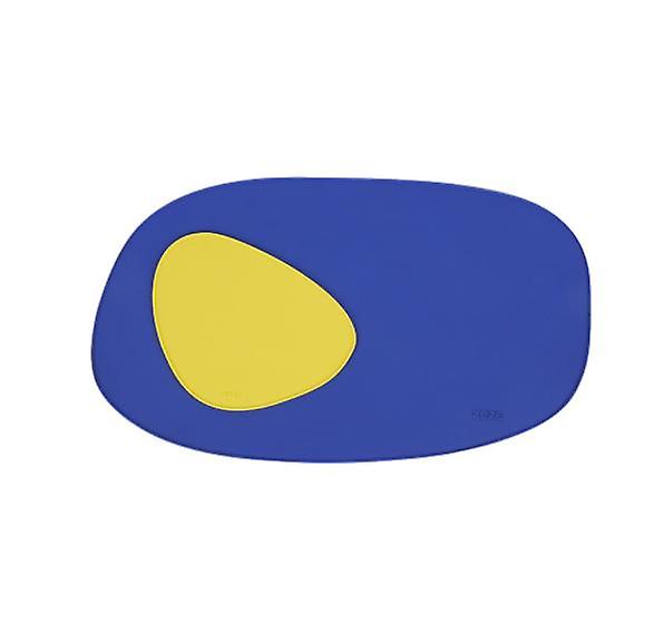 (azul escuro)alimento Grau Silicone Cat Placemat