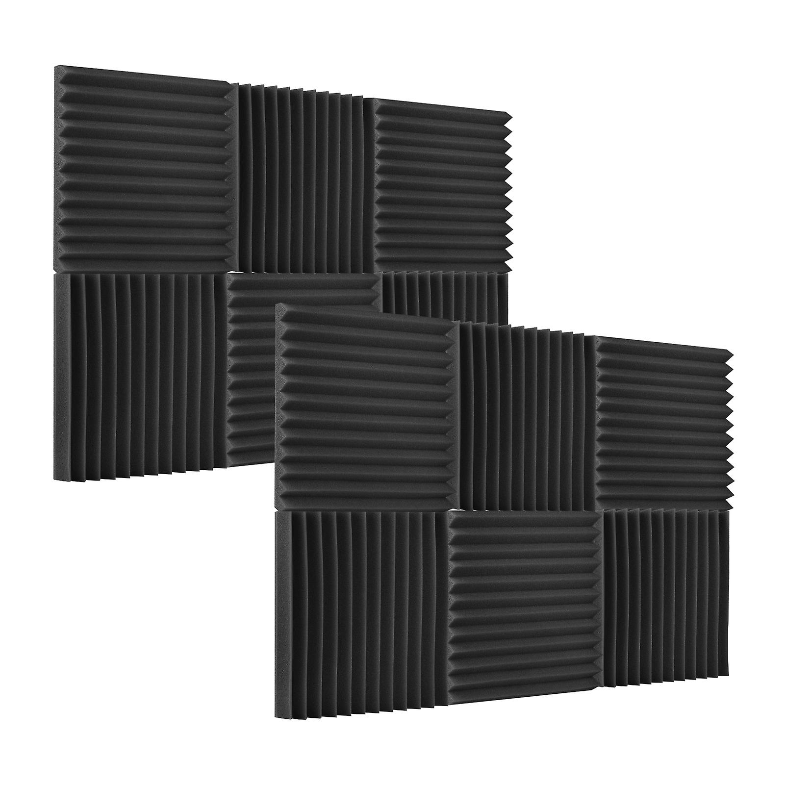 12pcs/pack Studio Foams Sound Insulation Foam Sound Absorbing Panels