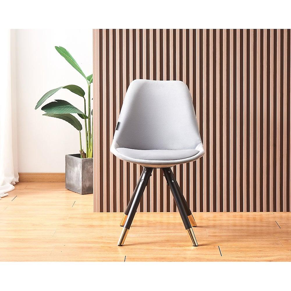Sofiya Velvet Dining Chair With Gold Tips - Single