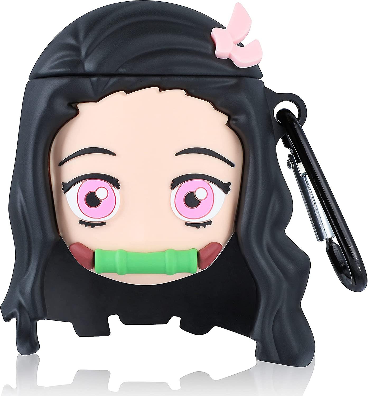 for AirPod 2/1 Case Cartoon for AirPods 2nd/1st Air Pods Cases Cover Anime Character Funny Design Fun 3D Cute Kawaii Unique Fancy Soft Silicone for Gi