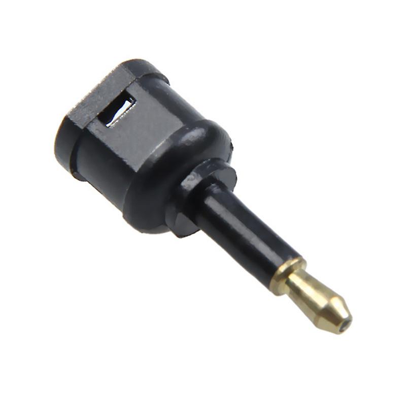 Gold Plated Toslink to 3.5mm Fiber Optic Optical Cable Plug Adapter