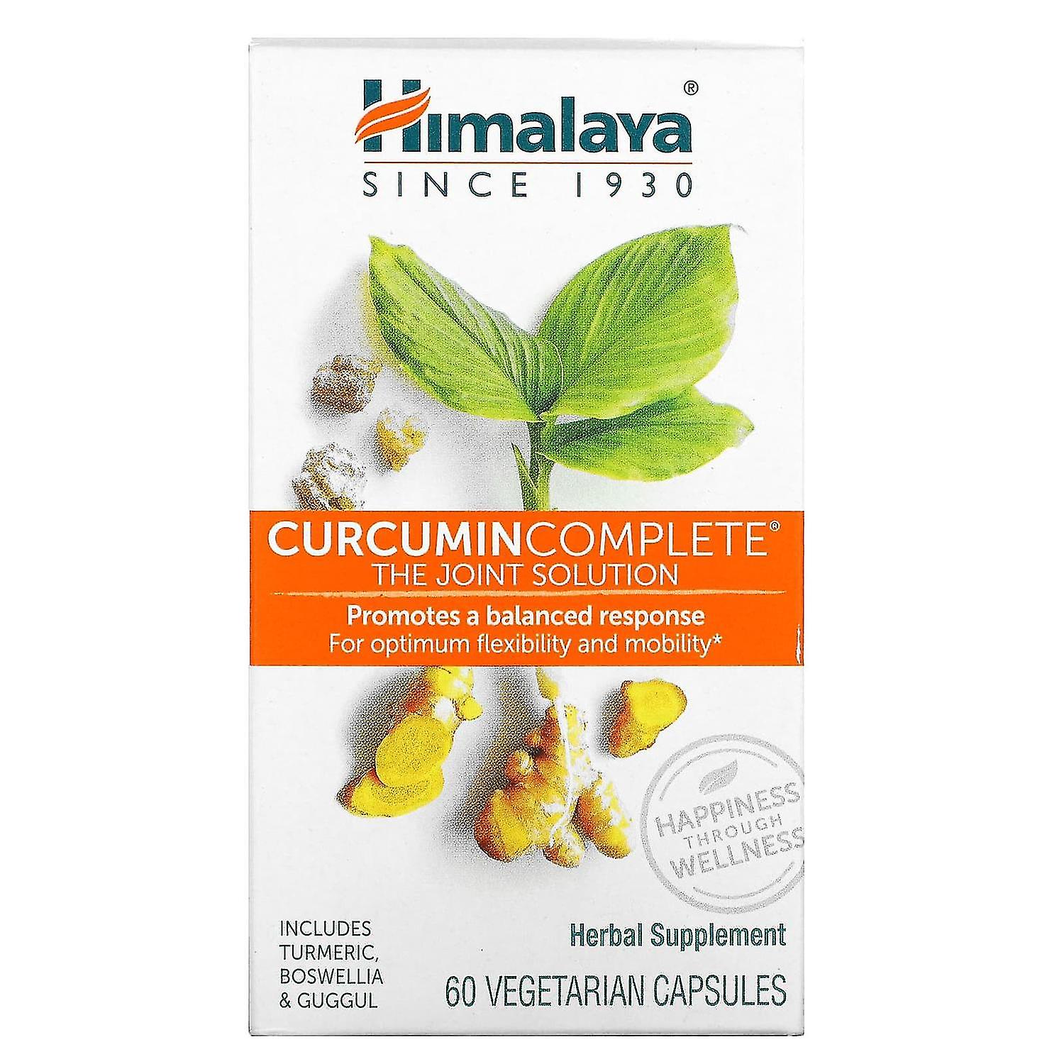 Himalaya, Curcumin Complete, The Joint Solution, 60 Vegetarian Capsules