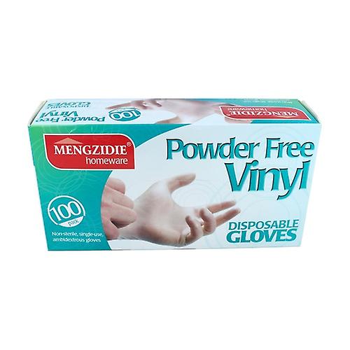 Vinyl gloves L with powder 100 units
