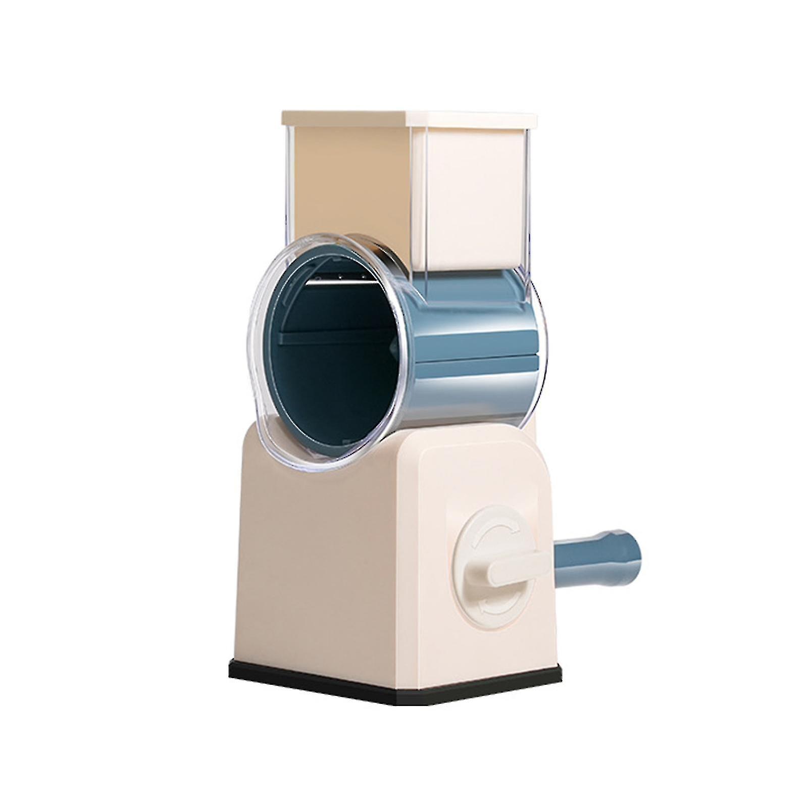 Improved Manual Rotary Cheese Grinder, Suitable For Vegetable, Potato, Carrot, Mandolin, Nut Grinder, With Large Feed Inle