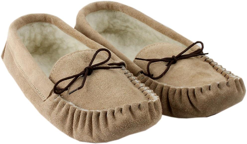 handmade sheepskin moccasins