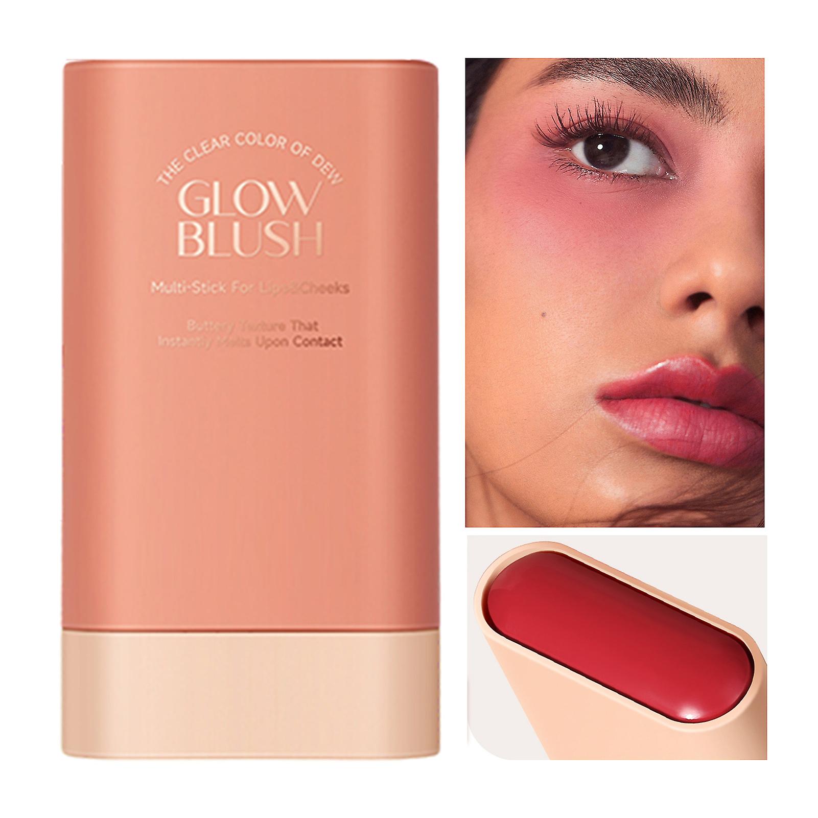 30g Refreshing Tint Blush Cream Stick Professional Waterproof Blush Wand for Face Makeup