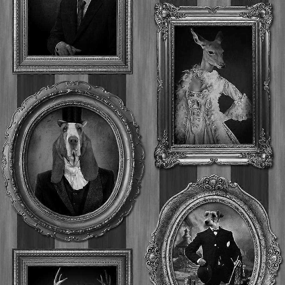 Honden in frames behang Muriva J59309