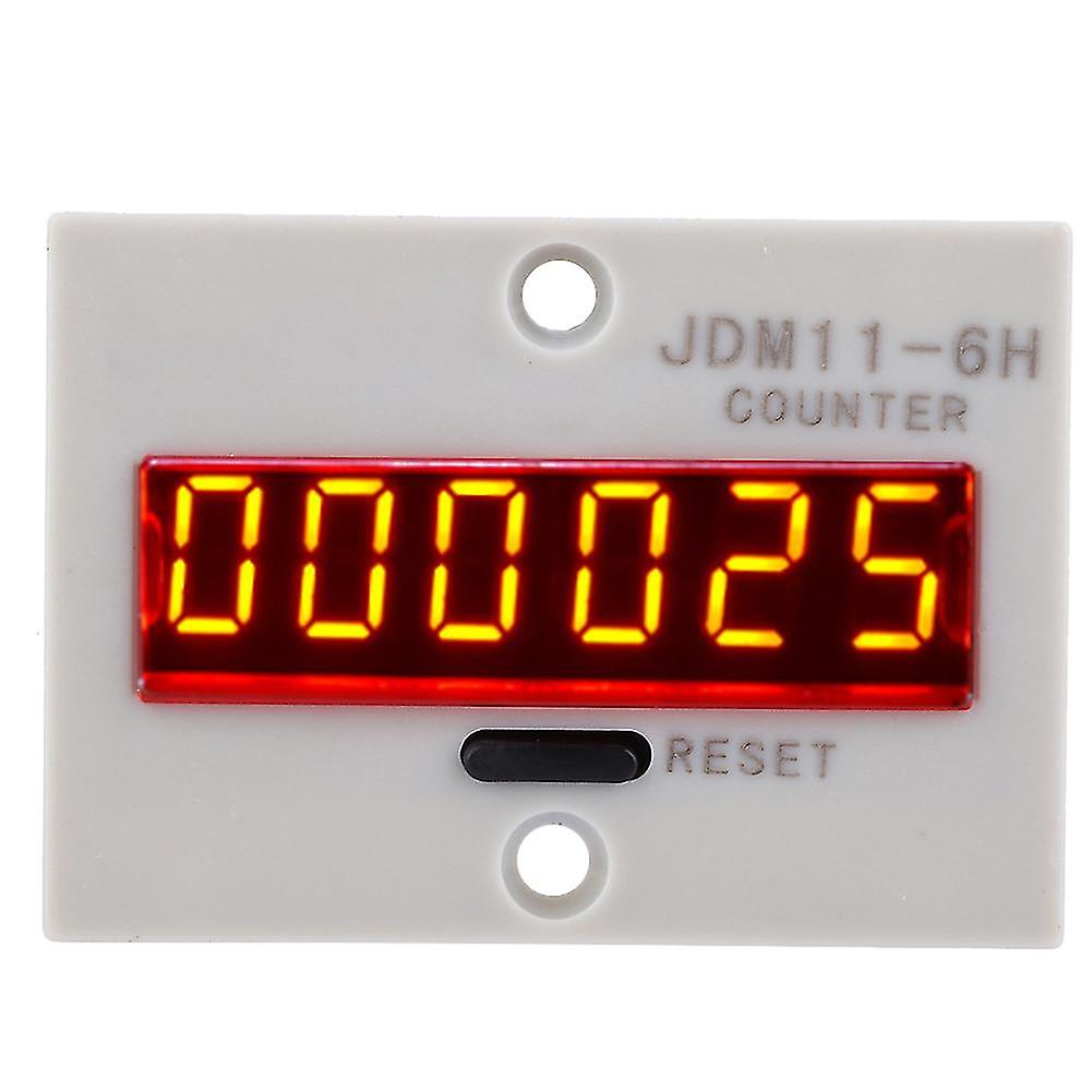 Contatore senza tensione Display digitale a 6 cifre, campo di conteggio da 0 a 999999