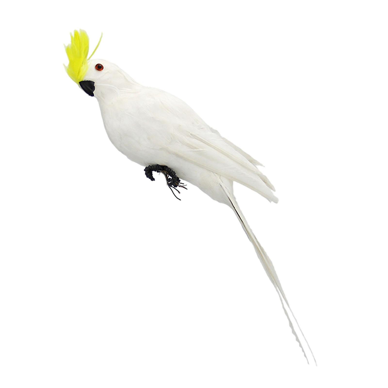 Simulation Parrot Statue Party Favors for Patio Yard Lawn Home Wall Tree Red