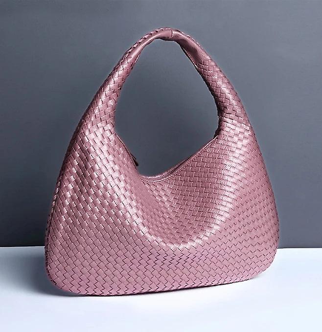 جديد الموضة العصرية نسج حمل حقيبة للنساء متعددة الاستخدام المنسوجة حمل حقائب عالية الجودة وسعة كبيرة بو الجلود حقائب اليد